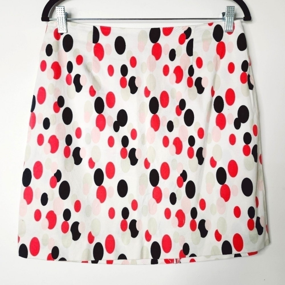 GEOFFREY BEENE SPORT PRINT MINI SKIRT SIZE 8